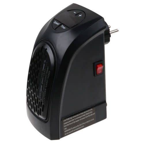 Portable Wall-Outlet Handy Fan Space Heater Warm Air Blower Electric Radiator