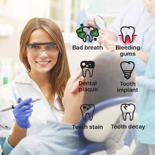 Portable Power Floss Dental Water Jet Cords Tooth Pick Dental Cleaning Whitening