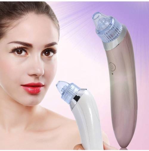 Blackhead Vacuum Acne Cleaner Pore Remover Electric Skin Facial Cleanser Care - White