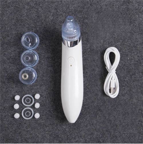 Blackhead Vacuum Acne Cleaner Pore Remover Electric Skin Facial Cleanser Care - White
