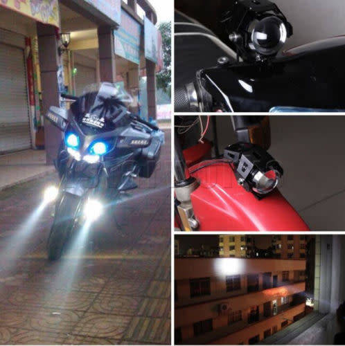 30W U5 Motorcycle Bike LED Headlight Driving Fog Spot Light Lamp