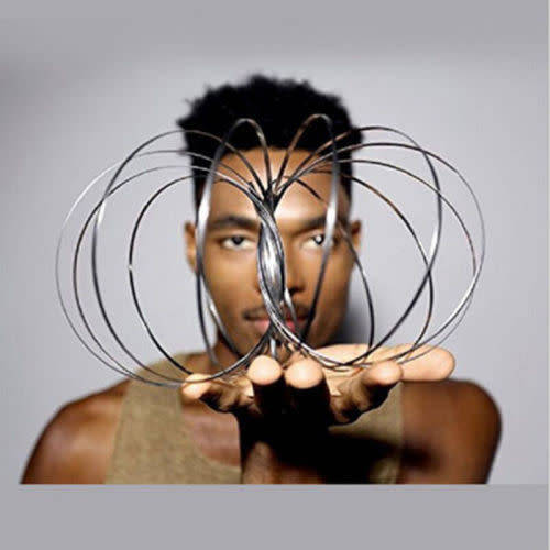 Stainless Steel Flow Hand Ring Toy Fantastic Magic Spring Funny Relax Fidget Toy