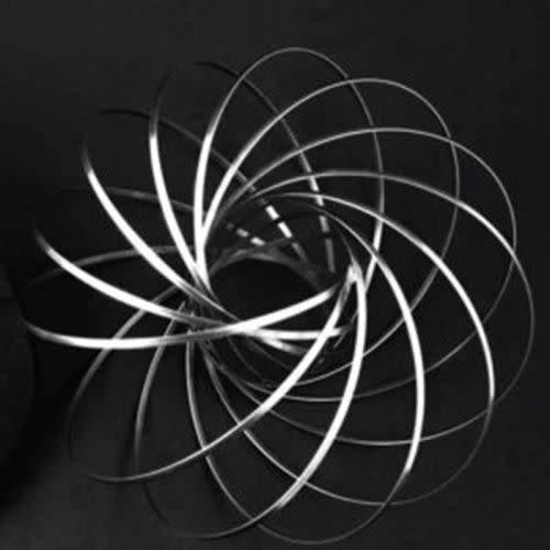 Stainless Steel Flow Hand Ring Toy Fantastic Magic Spring Funny Relax Fidget Toy
