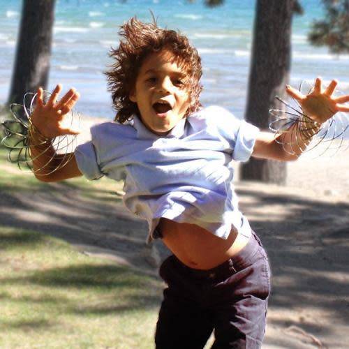 Stainless Steel Flow Hand Ring Toy Fantastic Magic Spring Funny Relax Fidget Toy