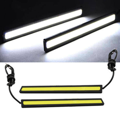 Waterproof 2x Super Bright COB Car LED Lights 12V For DRL Fog Driving Lamp