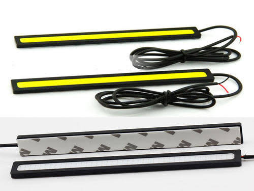 Waterproof 2x Super Bright COB Car LED Lights 12V For DRL Fog Driving Lamp