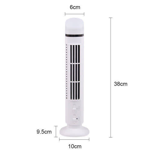 New Mini Portable USB Cooling Air Conditioner Purifier Tower light (KKHK)