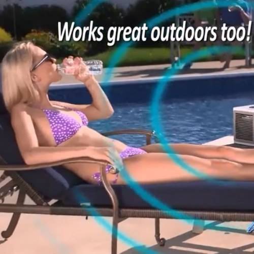 NEW Air Cooler Arctic Air Personal Space Cooler built in led mood light