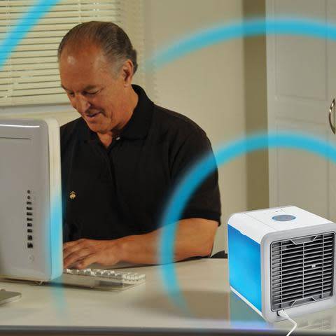 NEW Air Cooler Arctic Air Personal Space Cooler built in led mood light
