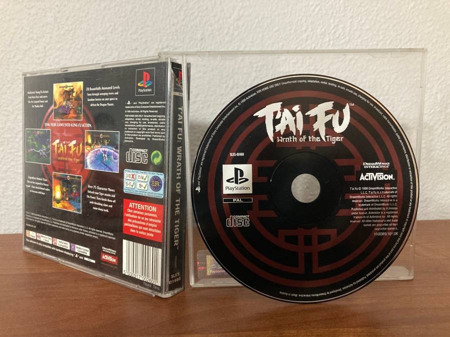 T`ai Fu: Wrath of the Tiger - PlayStation 1 (PS1) - Black Label - PAL