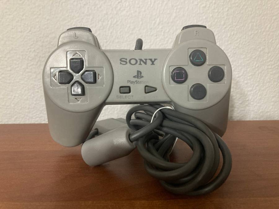 Original Sony SCPH-1080 Controller - PlayStation 1 (PS1) - Grey