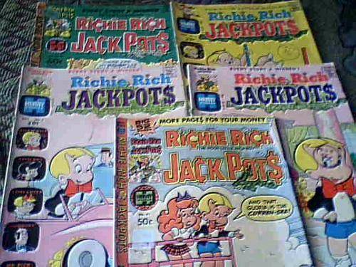 RICHIE RICH- JACKPOTS ( 5 comics)