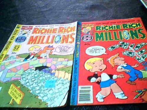 RICHIE RICH- MILLIONS (TWO COMICS)