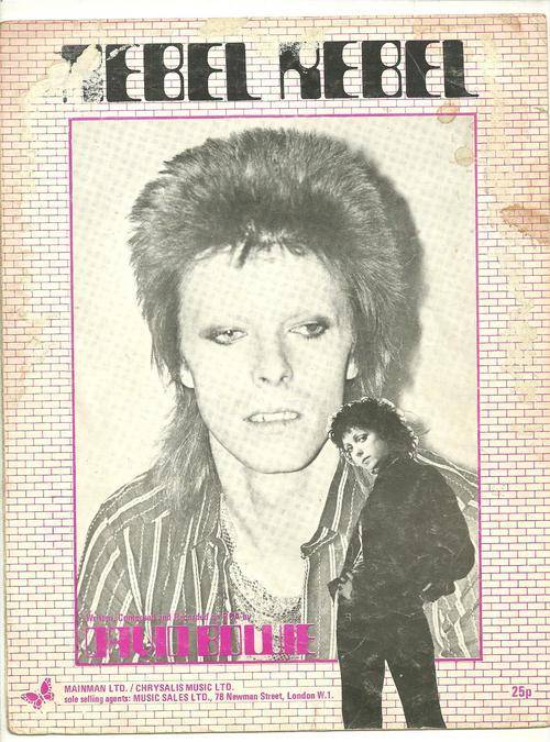 REBEL REBEL- DAVID BOWIE ( SHEET MUSIC)