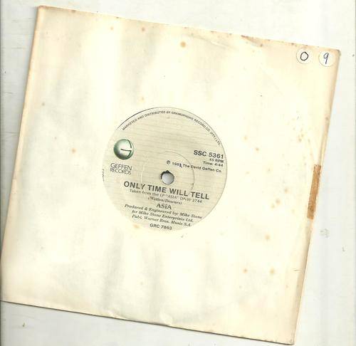 ONLY TIME WILL TELL- ASIA (SEVEN SINGLE)