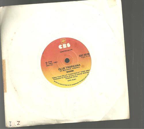 CLUB TROPICANA- WHAM (SEVEN SINGLE)