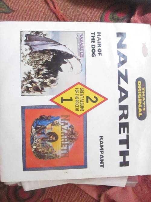 NAZARETH- HAIR OF THE DOG AND RAMPANT (2 GREAT ALBUMS FOR THE PRICE OF 1)