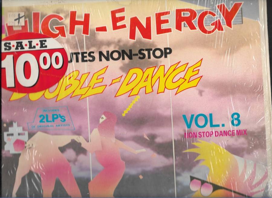 HIGH ENERGY- DOUBLE DANCE VOL 8 (LP RECORD)