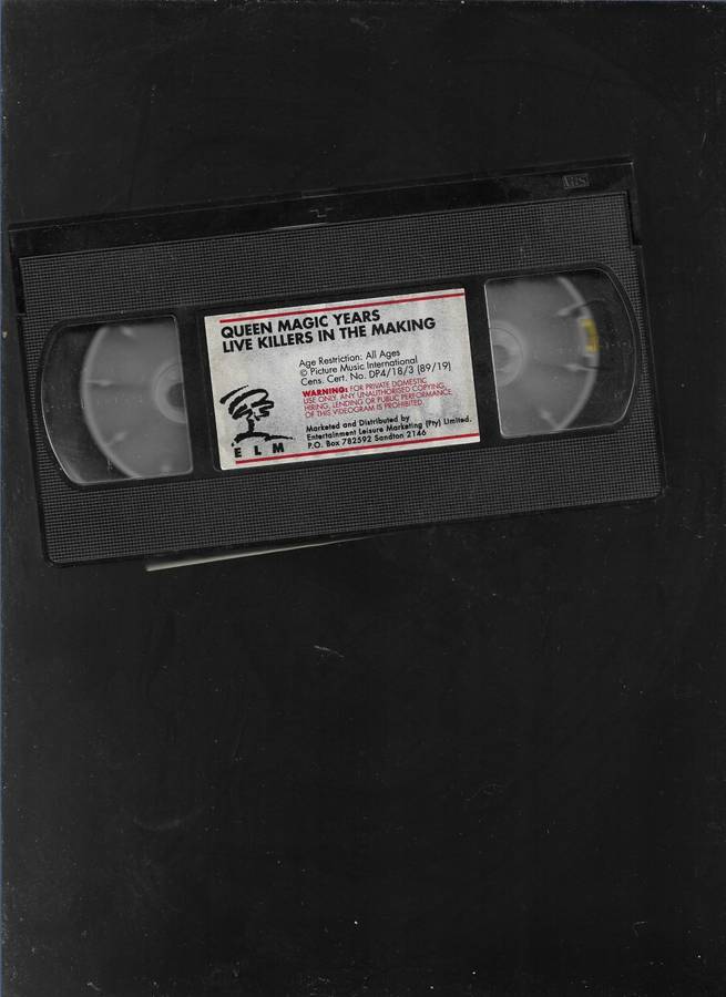 QUEEN- MAGIC YEARS (VHS TAPE)