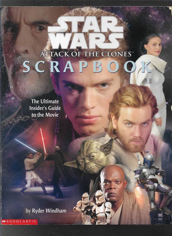STAR WARS- ATTACK OF THE CLONES- SCRAPBOOK- RYDER WINDHAM