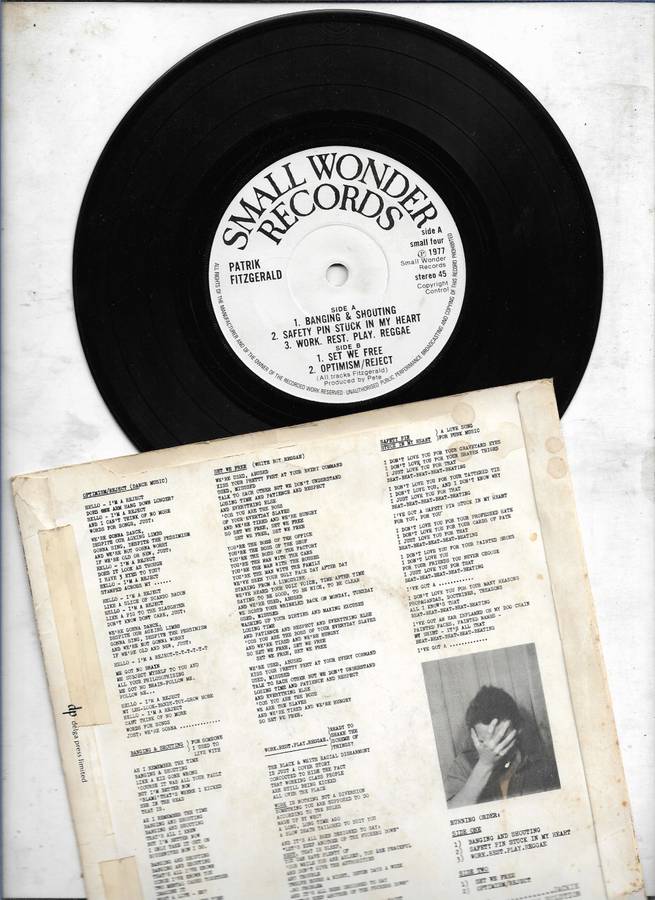 SAFETY PIN STUCK IN MY HEART-PATRIK FITZGERALD (SEVEN SINGLE)