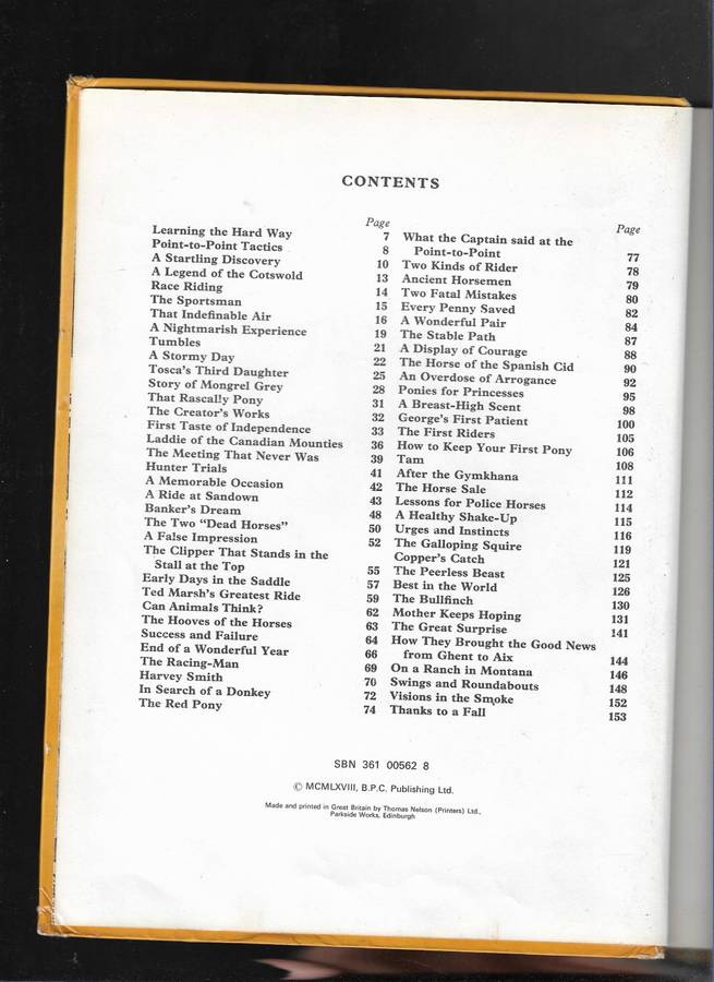 THE HORSE LOVERS LEISURE BOOK- EDITED BY GENEVIEVE MURPHY