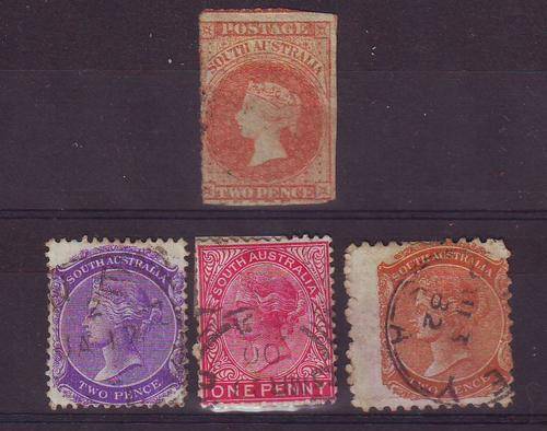 *** QUEEN VIC - SOUTH AUSTRALIA - SG. 15 - 1858/9 - 2d ROULETTED ***