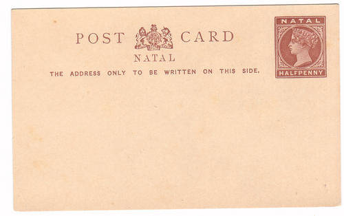NATAL  QV POSTCARD MINT