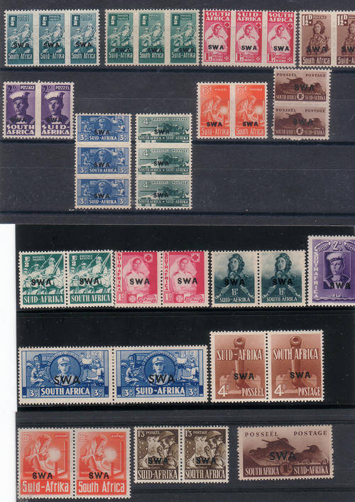 SWA  BOTH WAR SETS NH MINT