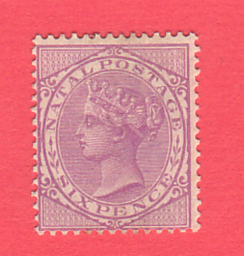 NATAL 6d sg70  MINT cv R625