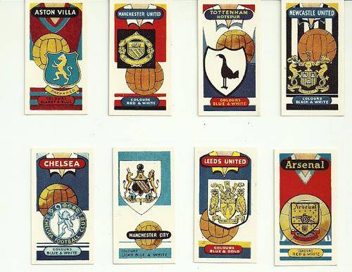 1959 Football Clubs and Badges Cards - Full set of 25 cards ( Very Rare )