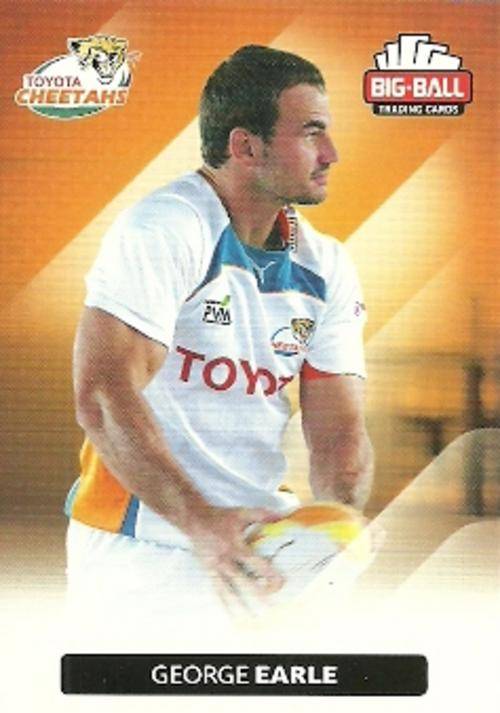 GEORGE EARLE - 2012 BIG BALL RUGBY BASE CARD 069