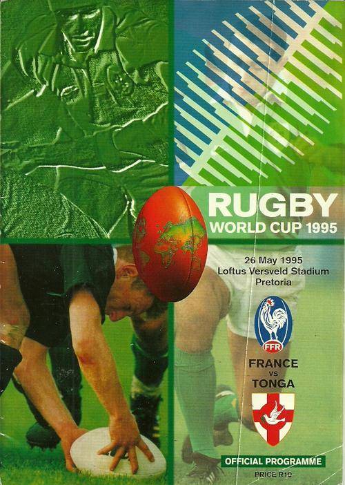 France v Tonga 1995 RWC Group Stage Match Programme