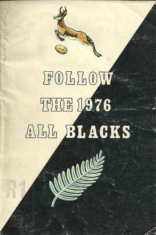 Follow The 1976 All Blacks Tour Broucher