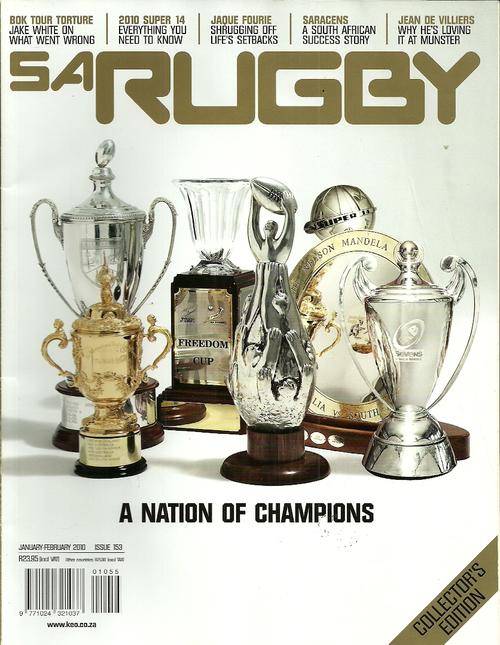 SA Rugby Magazine Jan/Feb 2010 - Collector's Edition