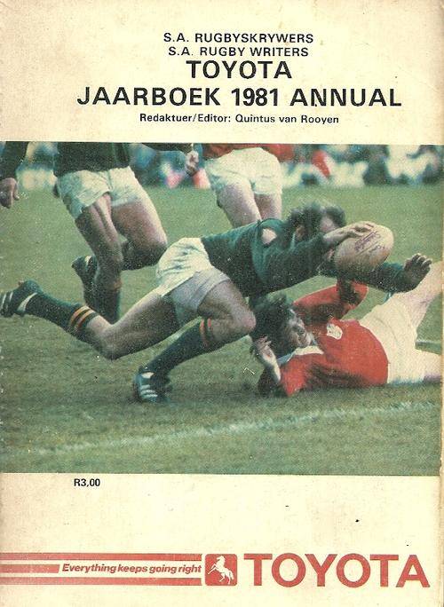 1981 SA Rugby Annual Book