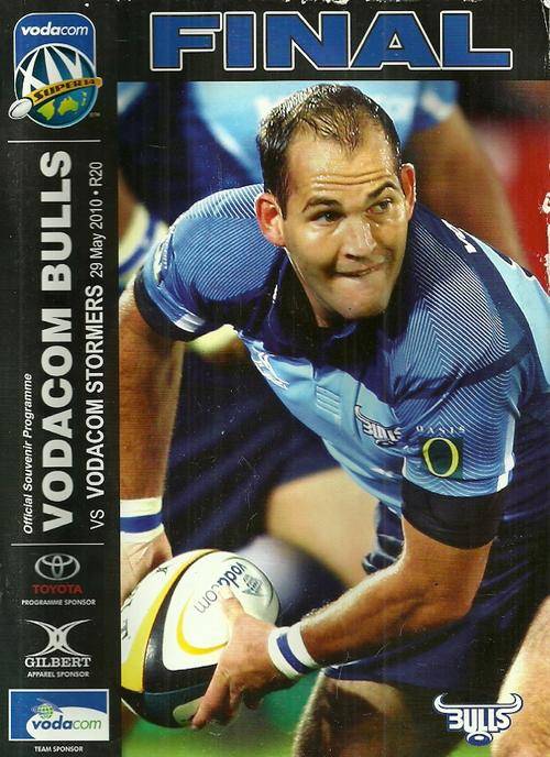 Bulls v Stormers 2010 Super 14 Final Match Programme