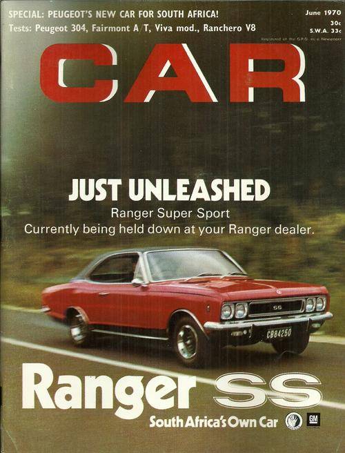 South Africa CAR Magazine - June 1970 Issue