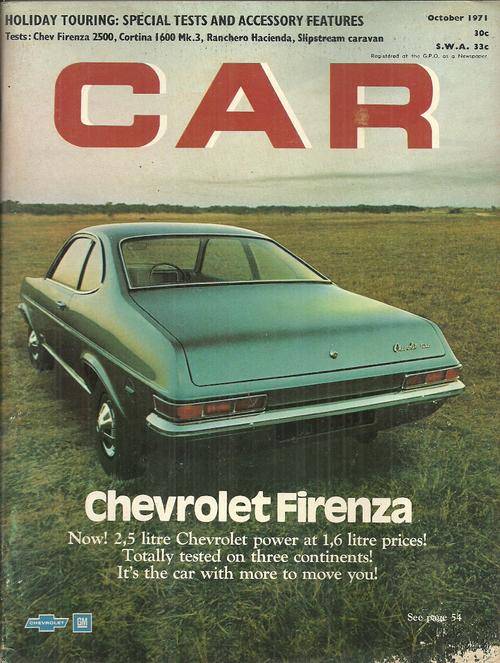 South Africa CAR Magazine - Oct 1971 Issue