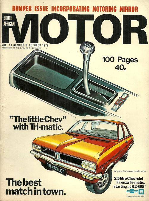 South African MOTOR Magazine - Oct 1972 Issue