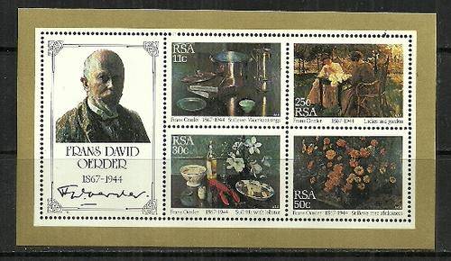 South Africa - 1985 Paintings by Frans David Oerder MS