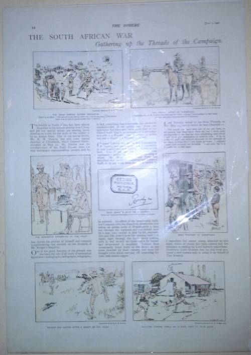 The South African War - Page from The Sphere Newspaper July 7th 1900