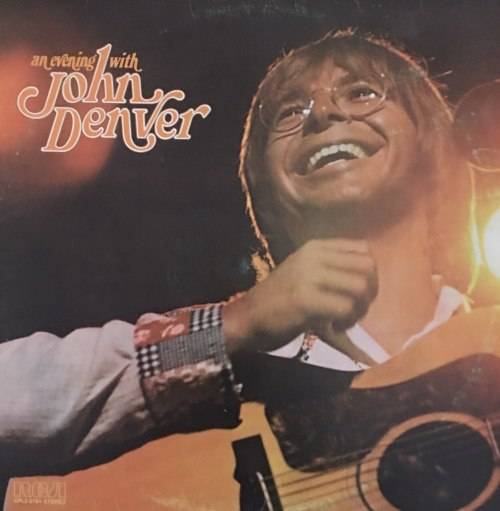 an evening with JOHN DENVER 2 LPs Vinyl Record Set