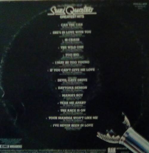 SUZI QUATRO Greatest Hits LP Vinyl Record