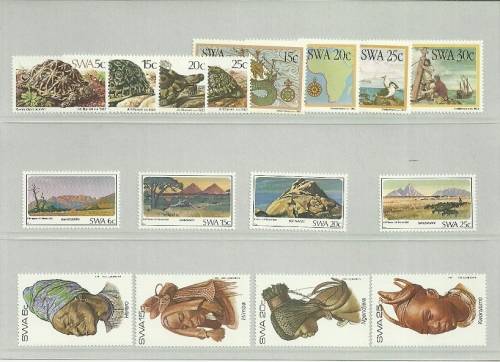 South West Africa - 1982 Full Year Issue MNH