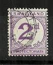Swaziland 1933 - 1937 Postage Due 2d Pale Violet Stamp Fine Used