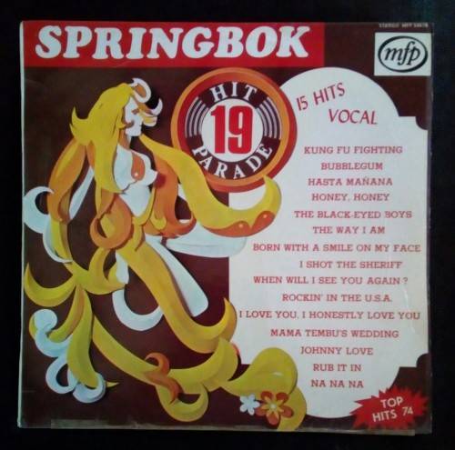 Springbok Hit Parade Vol.19 LP Vinyl Record