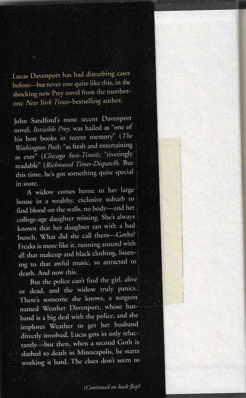 Phantom Prey by John Sandford ( Hardcover )