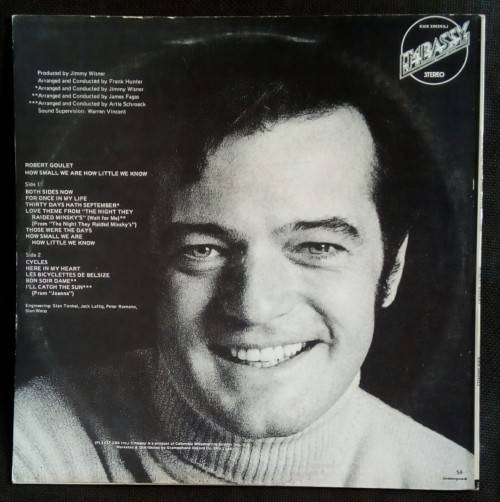 Robert Goulet - How Small We Are, How Little We Know LP Vinyl Record
