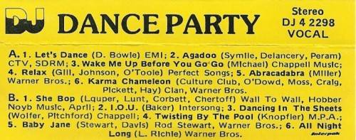 Dance Party Cassette Tape